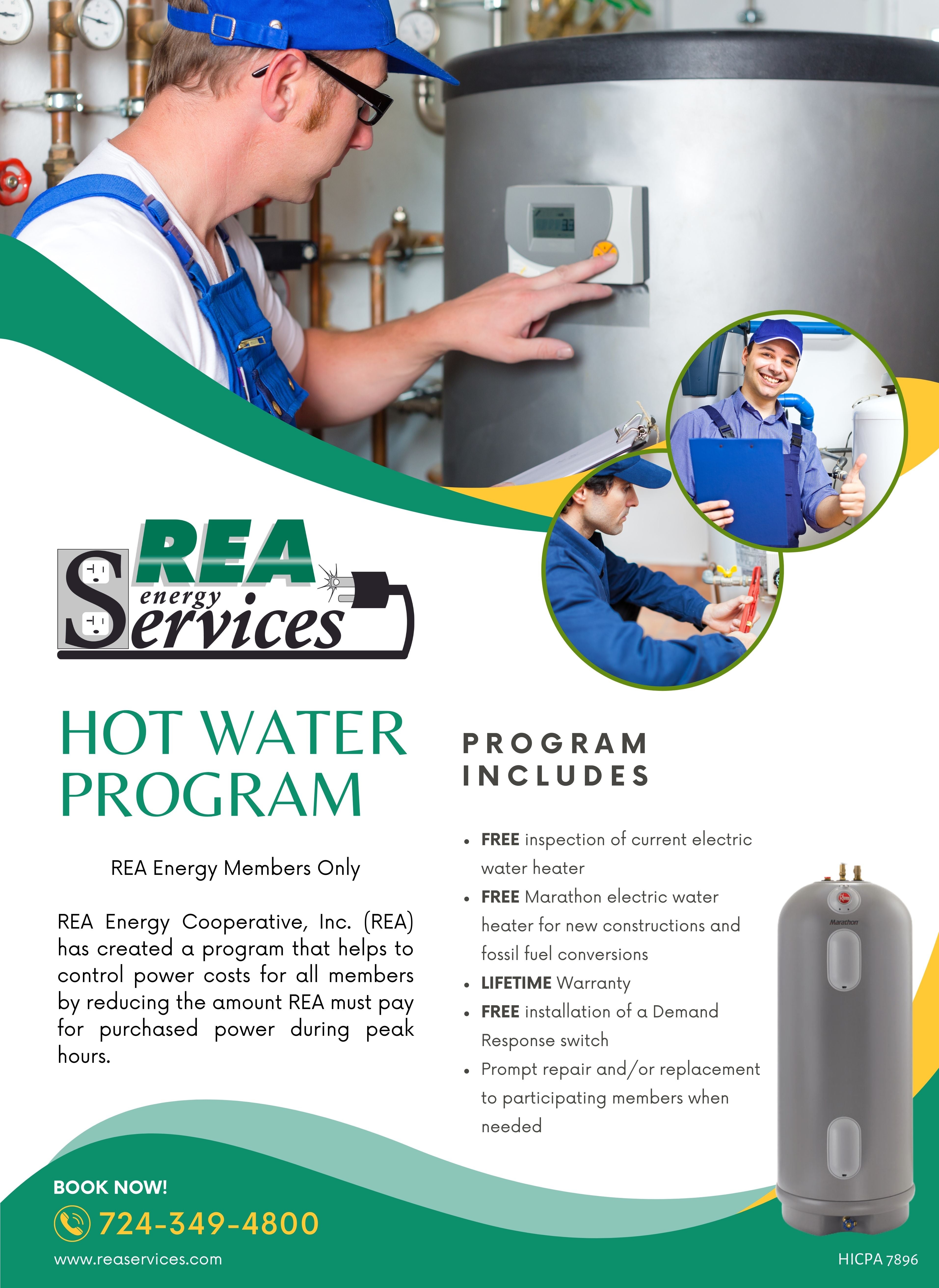 Hot Water Heater Load Management Program REA Energy Cooperative, Inc